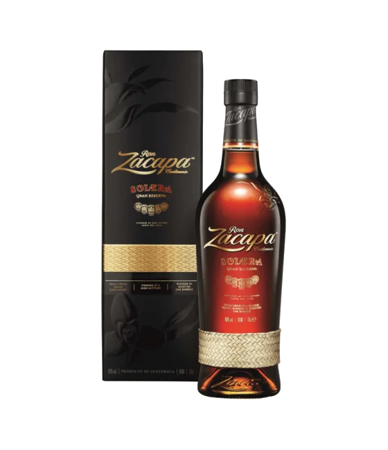 Ron Zacapa Solera Gran Reserva, fles bij slijterij t Bockje in Bathmen