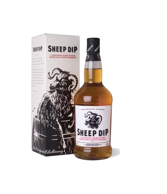 Sheep Dip Blended Malt Whisky, fles bij slijterij t Bockje in Bathmen