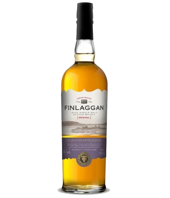 Finlaggan Original Islay Malt Whisky, fles bij slijterij t Bockje in Bathmen