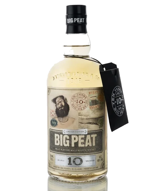 Big Peat 10 Years Old, fles bij slijterij t Bockje in Bathmen