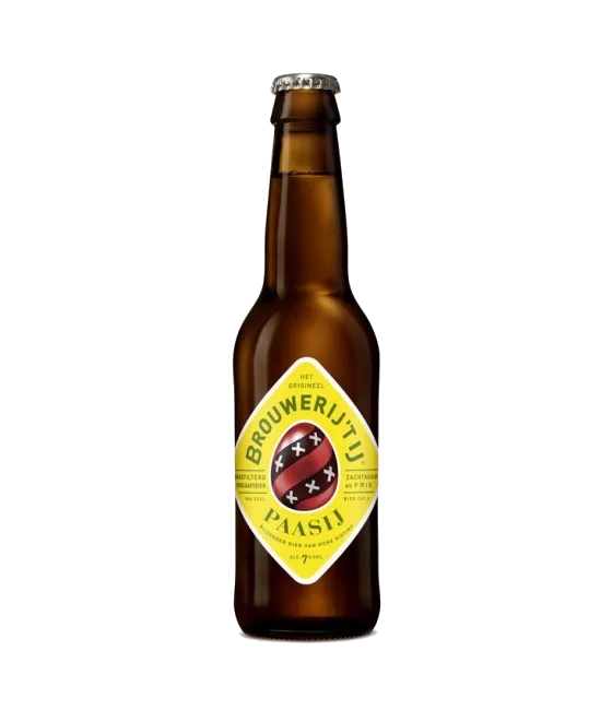Brouwerij ’t IJ Paasij, fles bij slijterij t Bockje in Bathmen