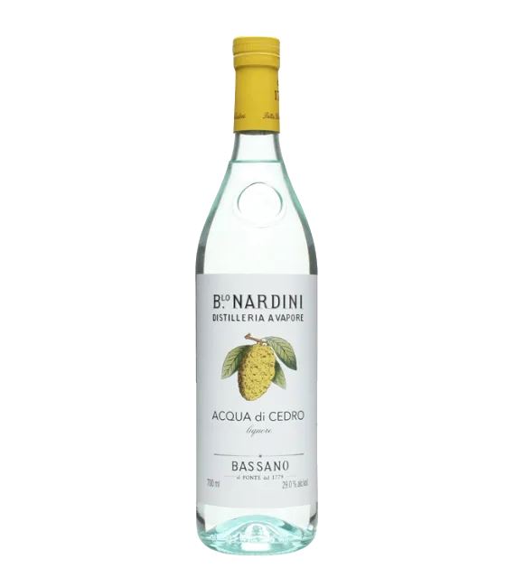 Bassano Nardini Acqua di Cedro, fles bij slijterij t Bockje in Bathmen