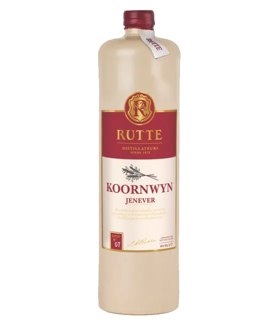 Rutte Koornwyn, fles bij slijterij t Bockje in Bathmen