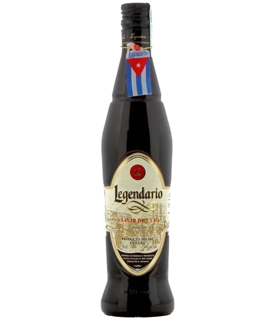 Legendario Elixir de Cuba, fles bij slijterij t Bockje in Bathmen