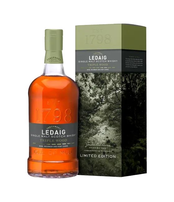 Ledaig Triple Wood, fles bij slijterij t Bockje in Bathmen