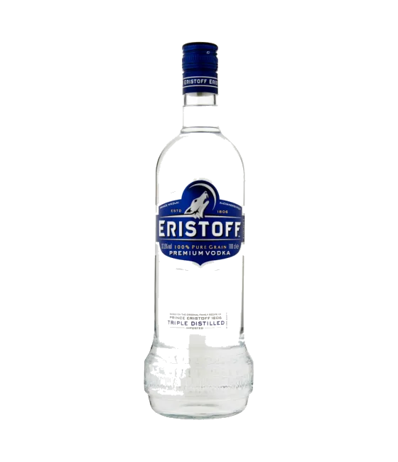 Eristoff Vodka 100 cl, fles bij slijterij t Bockje in Bathmen