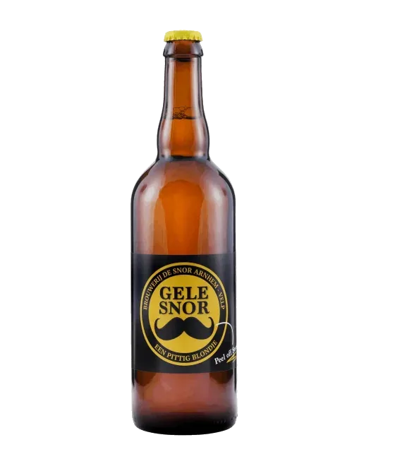 Brouwerij De Snor Gele Snor 75 cl, fles bij slijterij t Bockje in Bathmen