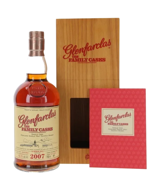 Glenfarclas the family casks 2007, fles bij slijterij t Bockje in Bathmen