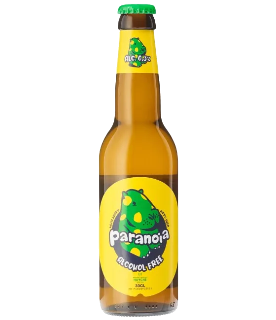 Brouwerij Huyghe Paranoia Hazy Hoppy 0.0%, fles bij slijterij t Bockje in Bathmen