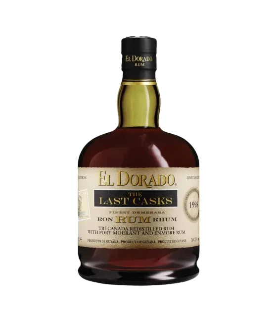 El Dorado The Last Casks 1998 24 Years Old Tri-Canada Redistilled Rum Port Mourant & Enmore