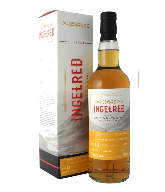 Ingelred Ben Nevis 13Y 2008 #685, fles bij slijterij t Bockje in Bathmen
