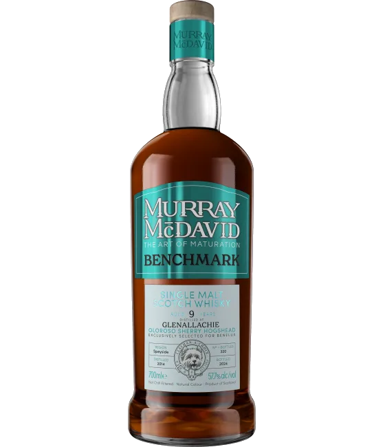 Murray McDavid Benchmark Glenallachie 9 Years Old, fles bij slijterij t Bockje in Bathmen