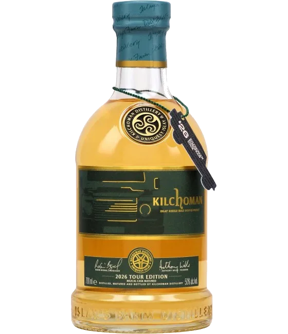 Kilchoman Mezcal Cask Matured 2026 Tour Edition, fles bij slijterij t Bockje in Bathmen