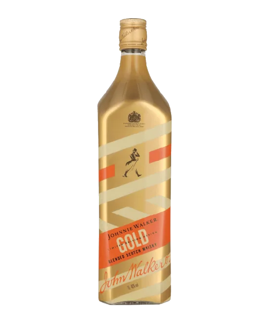 Johnnie Walker Gold Label Icons Edition, fles bij slijterij t Bockje in Bathmen