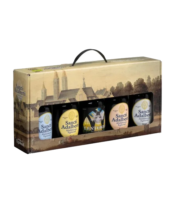 Sancti Adalberti Geschenkverpakking 5x33cl, fles bij slijterij t Bockje in Bathmen