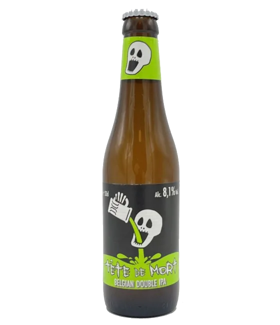 Tete de Mort Belgian Double IPA, fles bij slijterij t Bockje in Bathmen