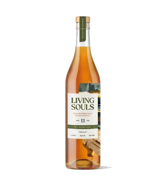 Living Souls Williamson 13 Years Old Batch #1, fles bij slijterij t Bockje in Bathmen