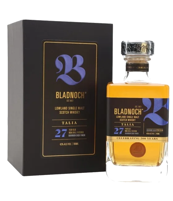 Bladnoch 27Y Talia, fles bij slijterij t Bockje in Bathmen