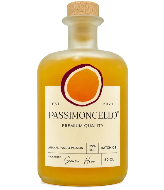 Passimoncello, fles bij slijterij t Bockje in Bathmen