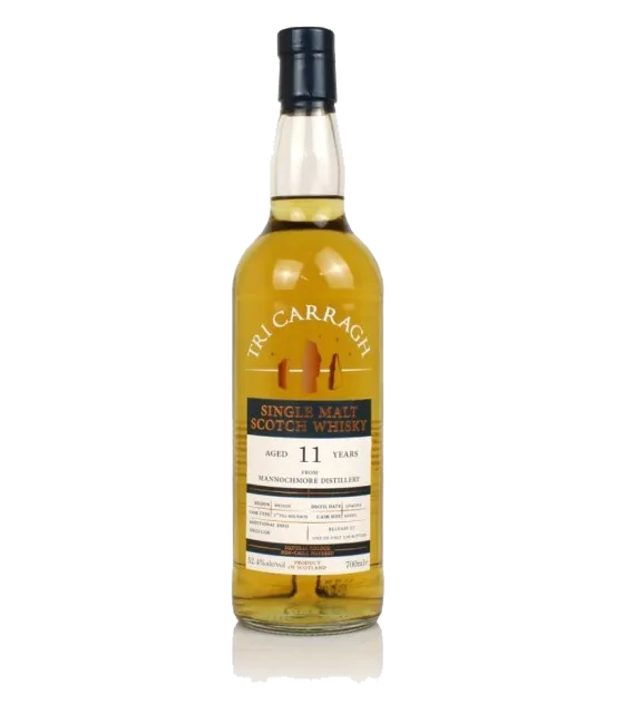 Tri Carragh Mannochmore 11 Years Old 2014, fles bij slijterij t Bockje in Bathmen