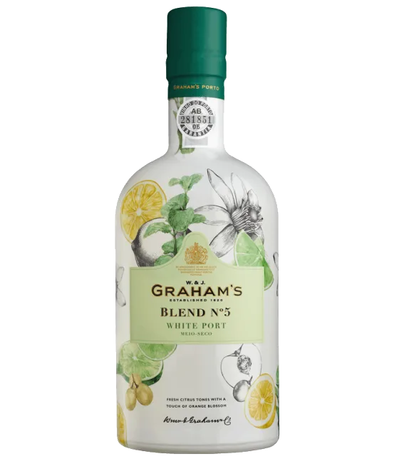 Graham’s Blend N° 5 White Port, fles bij slijterij t Bockje in Bathmen