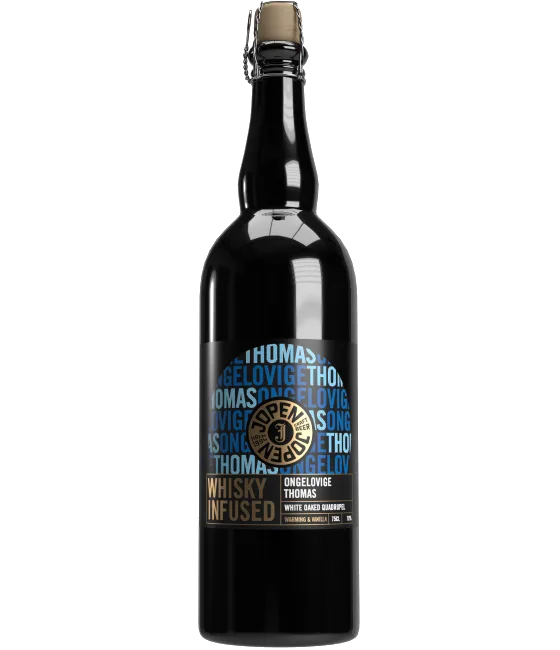 JOPEN Ongelovige Thomas whisky infused, fles bij slijterij t Bockje in Bathmen
