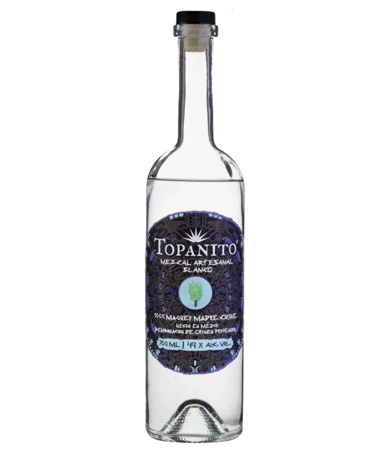 Topanito Mezcal Artesanal Madre Cuishe, fles bij slijterij t Bockje in Bathmen