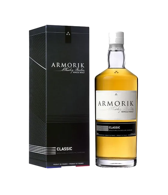 Armorik France Single Malt Whisky Classic, fles bij slijterij t Bockje in Bathmen