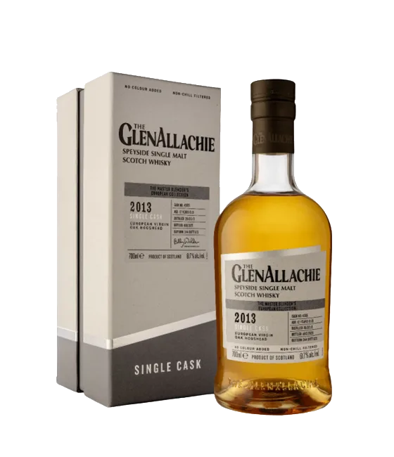 Glenallachie 2013 Scottish Virgin Oak Single Cask 12Y #2717, fles bij slijterij t Bockje in Bathmen