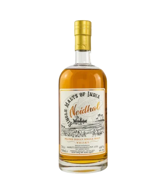 Amrut Neidhal, fles bij slijterij t Bockje in Bathmen
