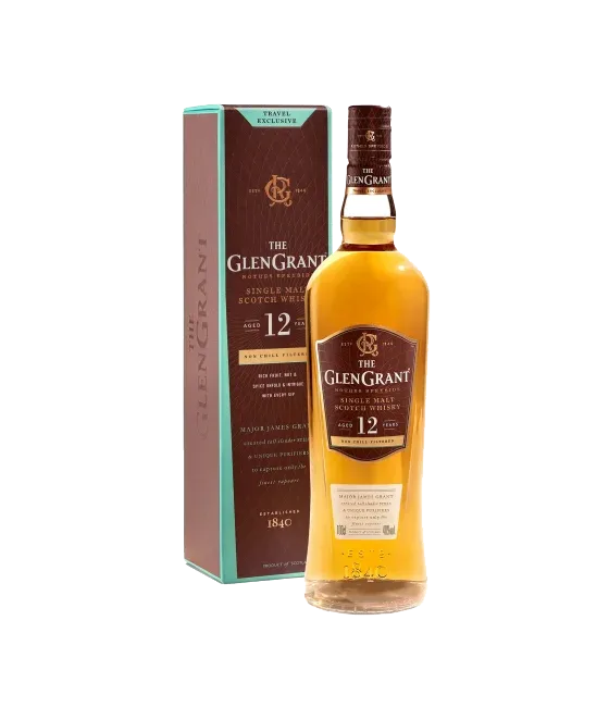 Glen Grant 12 Years Old, fles bij slijterij t Bockje in Bathmen
