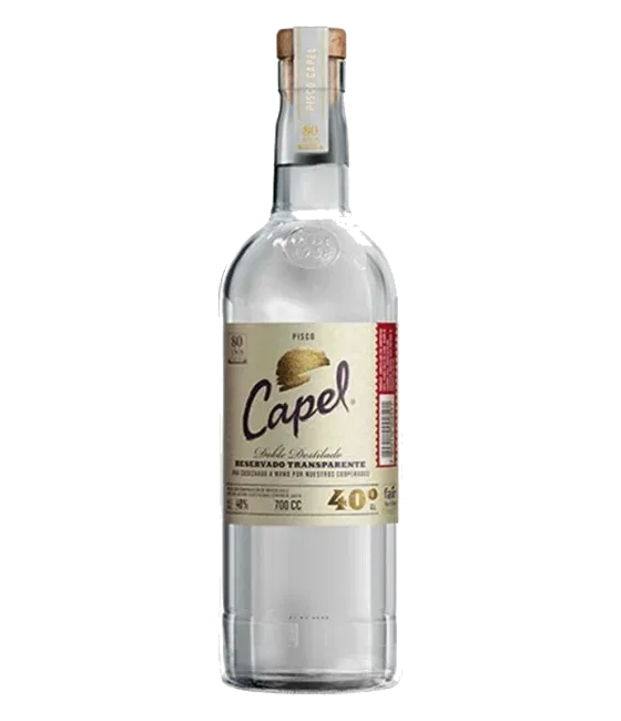 Pisco Capel Reservado, fles bij slijterij t Bockje in Bathmen
