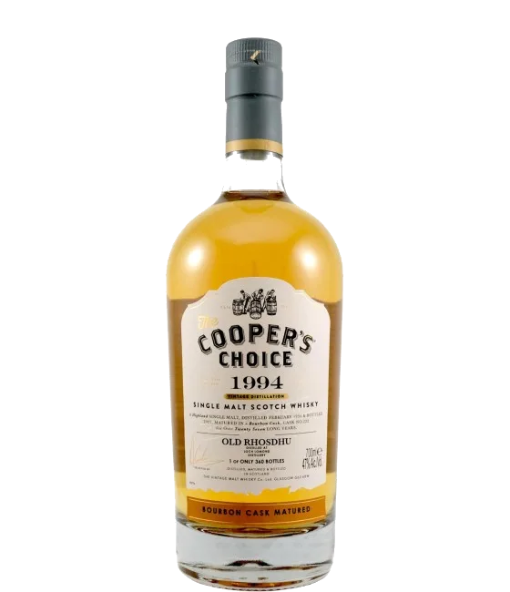 Cooper’s Choice Old Rhosdhu 27 Years Old 1994, fles bij slijterij t Bockje in Bathmen