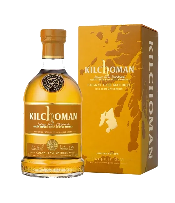 Kilchoman Cognac Cask Matured Edition 2026, fles bij slijterij t Bockje in Bathmen