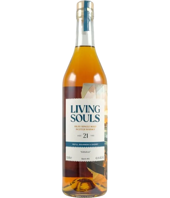 Living Souls Kildalton 21 Years Old Batch #2, fles bij slijterij t Bockje in Bathmen
