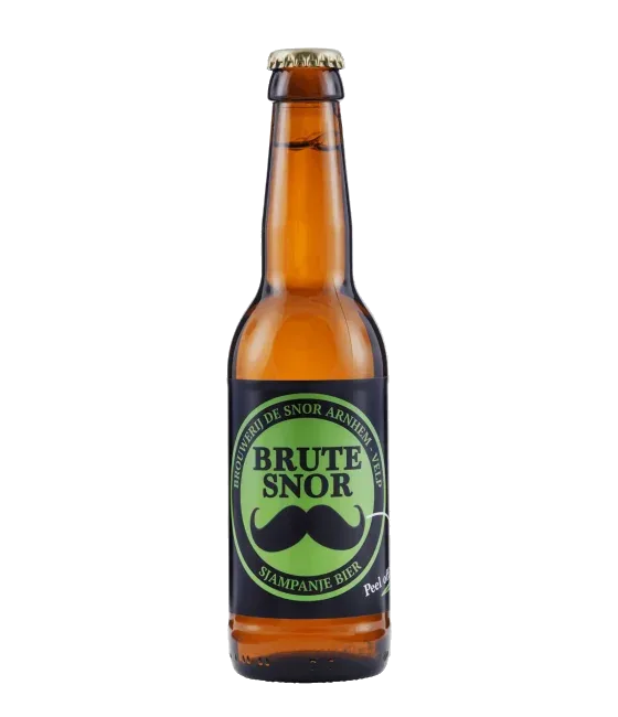 Brouwerij De Snor Brute Snor, fles bij slijterij t Bockje in Bathmen