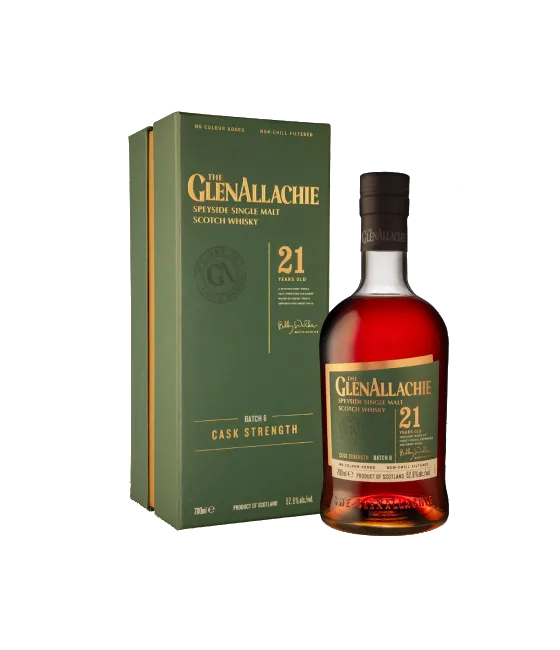 GlenAllachie 21Y Cask Strength Batch 6, fles bij slijterij t Bockje in Bathmen