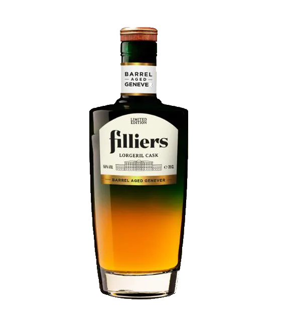 Filliers Barrel Aged Genever Lorgeril Single Cask, fles bij slijterij t Bockje in Bathmen