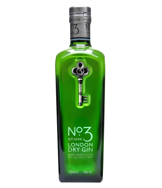 No.3 London Dry Gin, fles bij slijterij t Bockje in Bathmen