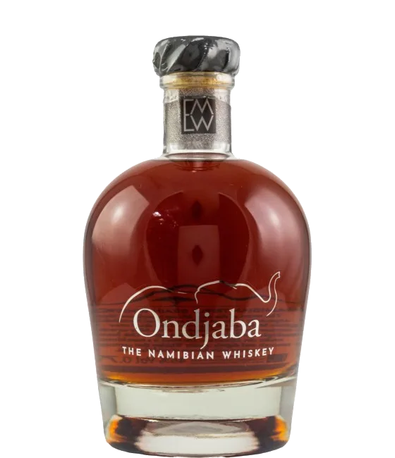 Ondjaba The Namibian Whiskey Classic, fles bij slijterij t Bockje in Bathmen