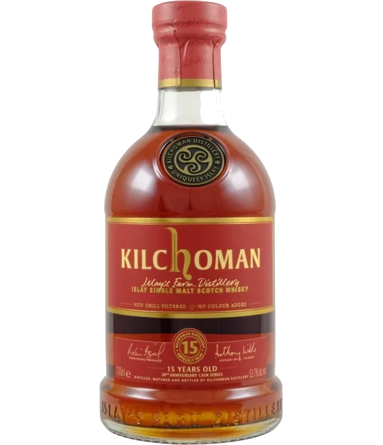 Kilchoman 20th Anniversary Cask Series 15 Years Old, fles bij slijterij t Bockje in Bathmen