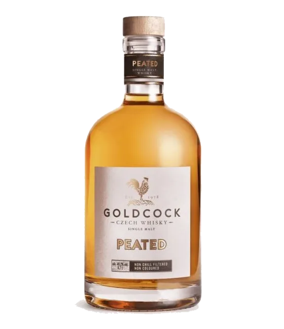 Gold Cock Peated, fles bij slijterij t Bockje in Bathmen