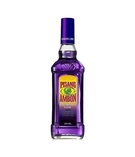 Pisang Ambon Guarana Lime, fles bij slijterij t Bockje in Bathmen
