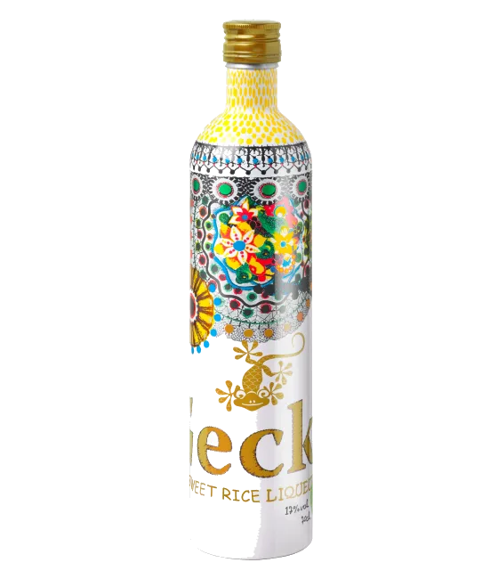 Gecko Sweet Rice Liqueur, fles bij slijterij t Bockje in Bathmen