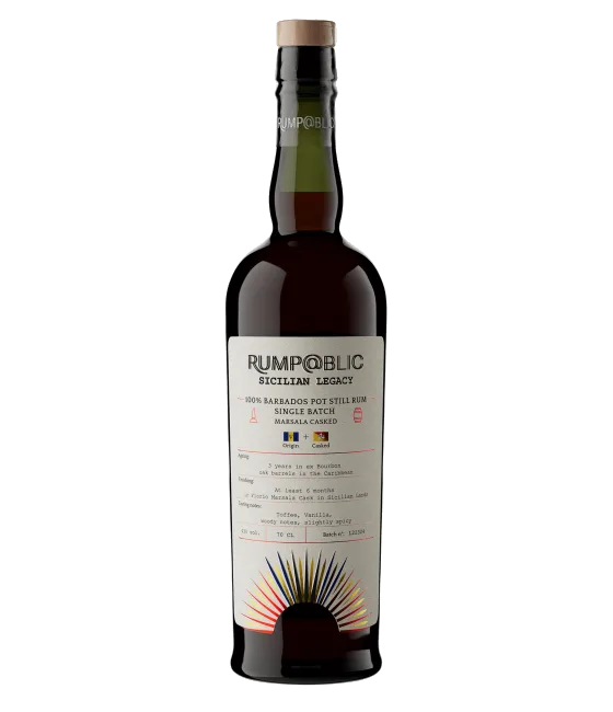 Rump@blic Sicilian Legacy, fles bij slijterij t Bockje in Bathmen