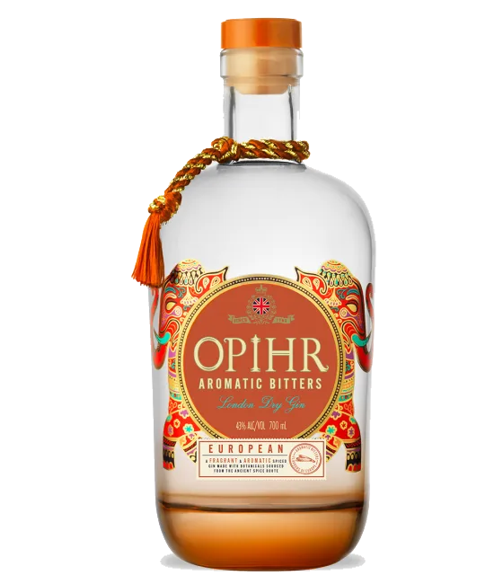 Opihr Aromatic Bitters European Edition, fles bij slijterij t Bockje in Bathmen