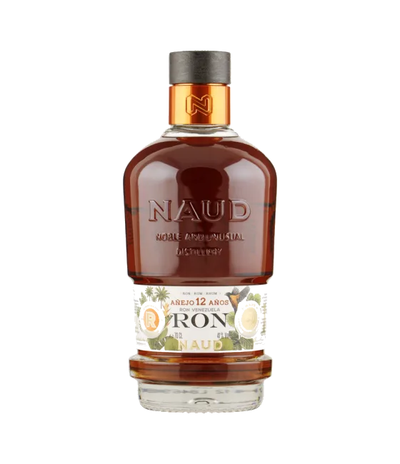 Naud Ron Venezuela Añejo 12 Años 70 cl, fles bij slijterij t Bockje in Bathmen