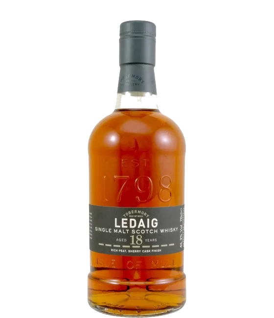 Ledaig 18 Years Old Isle of Mull, fles bij slijterij t Bockje in Bathmen