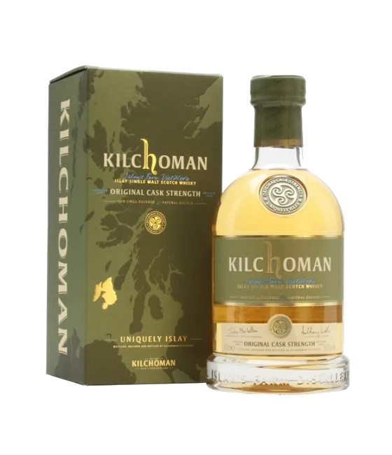 Kilchoman 2014 Cask Strength, fles bij slijterij t Bockje in Bathmen