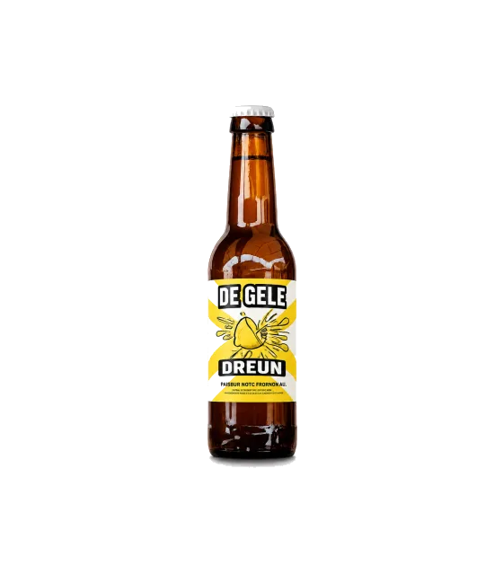 Geel Gevaar De Gele Dreun Limoncello Weizen, fles bij slijterij t Bockje in Bathmen